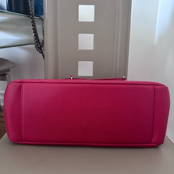 Chanel red caviar GST with silver hardware - Picture 13 of 16